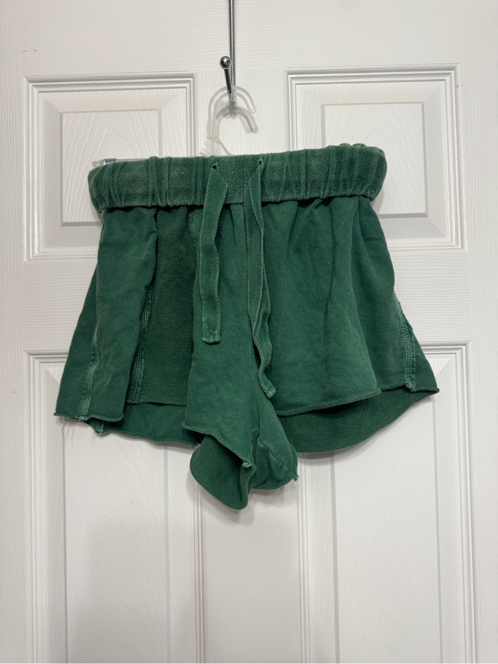 Urban Outfitters Dark Green High-Rise Drawstring Shorts